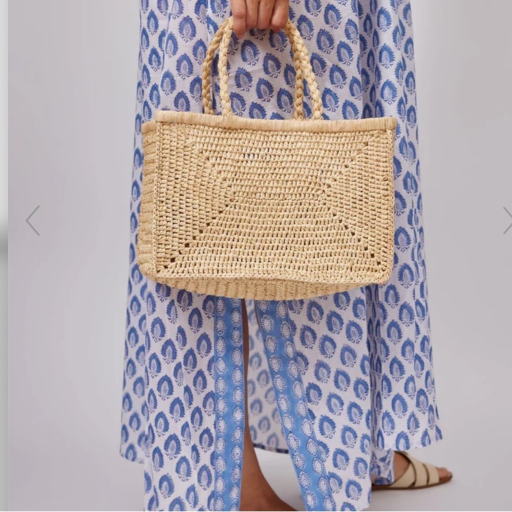 Hat Attack Day to Evening raffia tote